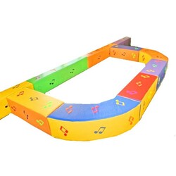 Tia - sport. Модульна лавка  Музика 100х35х35 см кольорова(sm - 0611)