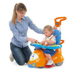 Chicco. Игрушка для катания Chicco "Quattro 4 в 1" оранжевый (60703.00)