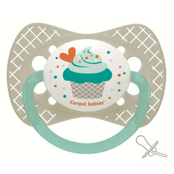Canpol Babies. Пустушка силіконова Cupcake симетрична 0-6 мес(23-282)