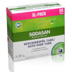 Sodasan.Таблетки для посудомоечных машин 55шт (4556)