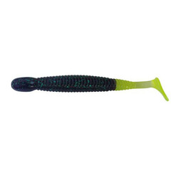 Big Bite Baitst. Силікон  Paddle Tail Grub 3.25" Junebug-Chart(1838.01.29)