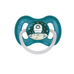 Canpol. Пустушка латексна кругла 0-6 місяців Блакитний(5901691811454)