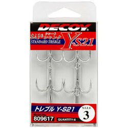 Decoy.  Трійник Y - S21 №8(6 шт в уп)    (1562.01.04)