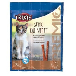 Trixie. Лакомство для котов PremioQuadroStick лос-фор 4*5г (4011905427256)