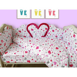 VIALL. Комплект в ліжечко 120*60 "Велике серце"(8986)
