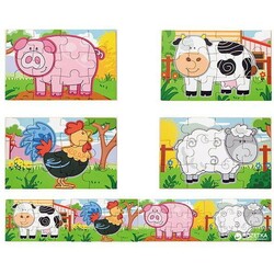 Viga Toys. Набір пазлів  "Ферма", 48 елементів(6934510500696)