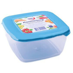 Повна Чаша. Контейнер Повна Чаша с крышкой квадратный 0.95л (4824034044412)