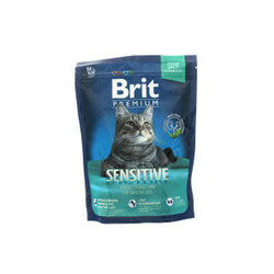 Brit. Premium Sensitive Сухой корм для кошек с чувствительным пищеварением  300г (8595602513185)