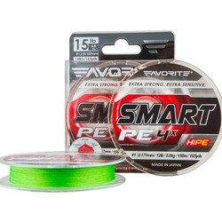 Favorite. Шнур Smart PE 4x 150м(салат.) 2.0/0.242мм 11кг(1693.10.28)