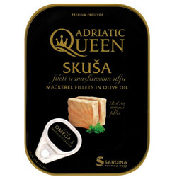 Adriatic Queen. Скумбрия филе в оливковом масле 105гр(3850160110074)
