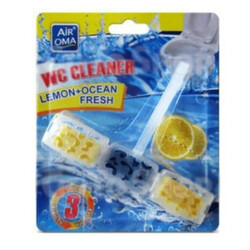 Air Oma. Блок для унітазу Контейнер Лимон-океан 3 яч-45г(0250010706748)