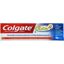 Colgate . Паста зубна Total 12 Професійне вибілювання 75мл(6920354817021)