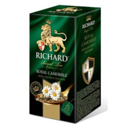 Richard. Чай фруктово-трав'яної Richard Royal Camomile в пакетиках 25шт * 1.5г(4823063703451)