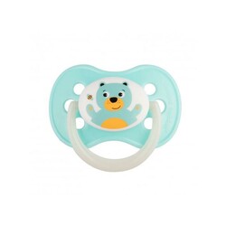 Canpol Babies.  Пустышка латексная круглая "Animals" (6-18м) (22-594)