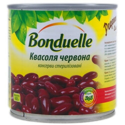 Bonduelle. Фасоль красная нежная в соусе 400гр(3083681045802)