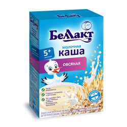 Беллакт. Каша молочна Беллакт "Вівсяна", 6 мес+ 200 г(4810263030241)