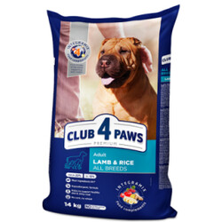 Клуб 4 Лапы. Корм гипоаллергенный с ягненком и рисом 2кг(360623)