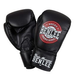 Benlee Rocky Marciano. Перчатки боксерские PRESSURE 10oz -PU-черно-красно-белые (4250819114443)