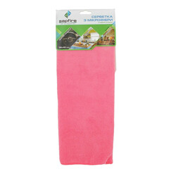 Sapfire. Салфетка замшевая из микрофибры розовая 35х40см (4824038002852)