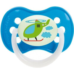 Canpol Babies. Пустышка латексная круглая 6-18 мес, (22-412)