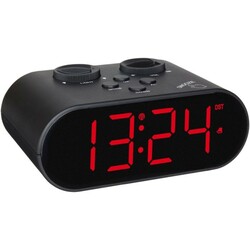 TFA. Будильник TFA "ELLYPSE" с функцией USB-зарядки, адаптер, 136x85x55 мм (60255101)