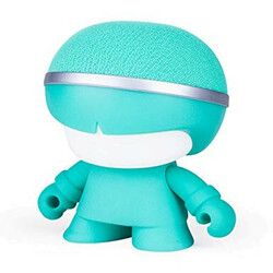 Xoopar. Акуст. система XOOPAR - Mini XBOY (7,5 cm, мятн., c Bluetooth, зарядн.USB-каб, LED-подсв., р