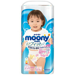Трусики Moony(12-22 кг) 38 шт. для дівчаток(208098)