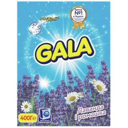 Gala. Порошок стирав Лаванда і ромашка колір.реч. авт  400г(8001090661227)