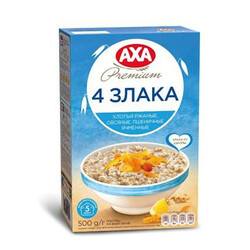 AXA. Пластівці 4 злаки 500 гр(4820008128133)