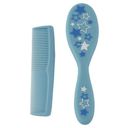 Baby - Nova. Гребінець і щітка для волосся, натуральна щетина(332249)