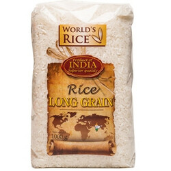 World's rice.  Рис World's rice длиннозернистый 1 кг   (4820009102101)
