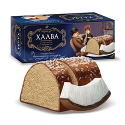 Золотой Век. Халва подсолнечная ванильная кокосовая стружка/шоколадная глазурь 470г(4820026702230)