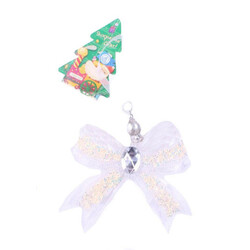 Прикраса новорічна Бант 12*11см(0250011124770)