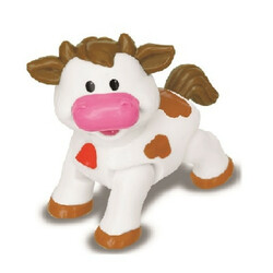 Kiddieland.  Игрушка серии "Домашние животные" - КОРОВКА (звук трещотки) (056960)