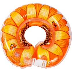 Lindo. Детский круг для купания малышей Оранжевый Подсолнух (8914927115667)