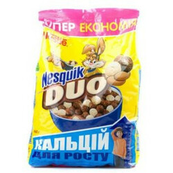 Nesquik. Завтрак готовый Duo шоколадный 460 гр(5900020028020)