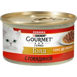 Gourmet. Соус Де-Люкс с говядиной 85 г (7613036705134)