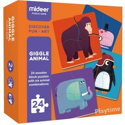 Mideer. Пазл Зверушки-хохотушки  (MD3036)