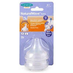 Lansinoh. Соска для природного годування Natural Wave(S, повільний потік, 2 шт) (75900)