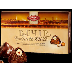 АВК. Конфеты АВК Вечер золотой 180 г(4823085708915)
