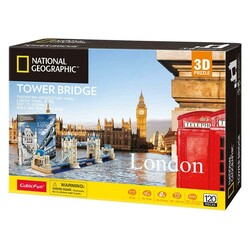 CubicFun. Трехмерн.головоломка-конструктор National Geographic "Тауэрский міст"(6944588209780)
