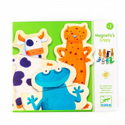 DJECO Магнитная игра Сумасшедшие животные 24 дет. (DJ03111)