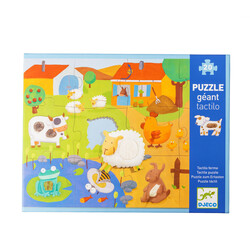 DJECO. Пазл гигант тактильный ферма (3070900071179)