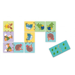 DJECO Гра дитяче доміно "Веселі тварини"(DJ08115)