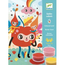 DJECO Художній комплект малювання кольоровим піском "Чудово мило"(DJ08678)