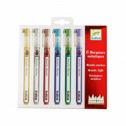 DJECO. Набір фломастерів з металевим блиском 6 шт.(3070900088702)