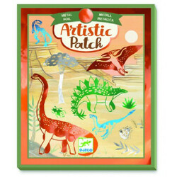DJECO. Художні патчи металізовані "Динозаври"(3070900094635)