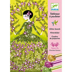DJECO Художній комплект малювання блискітками Блискучі наряди(DJ09500)
