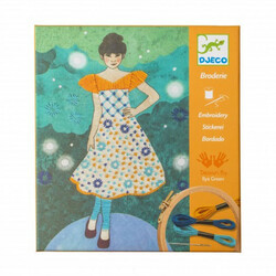 DJECO. Художній комплект вишивка "Вечірня мода"(3070900098428)
