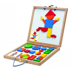 DJECO Магнитная игра Геометрические формы 42 дет. (DJ03130)